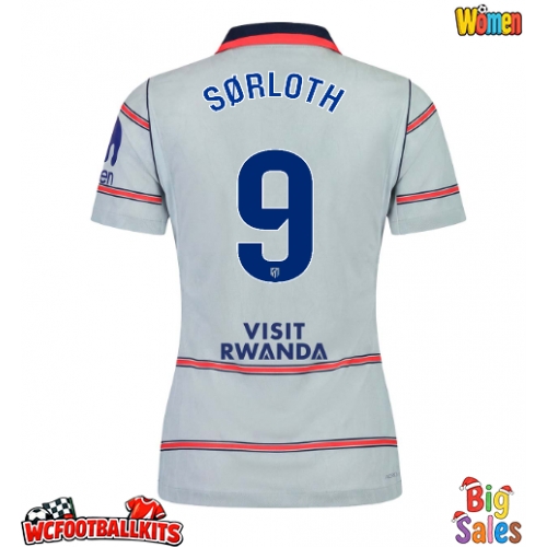 Atletico Madrid Alexander Sorloth #9 Replica Third Stadium Shirt for Women 2026-27 Short Sleeve